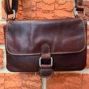 Jack Georges Leather Crossbody Purse